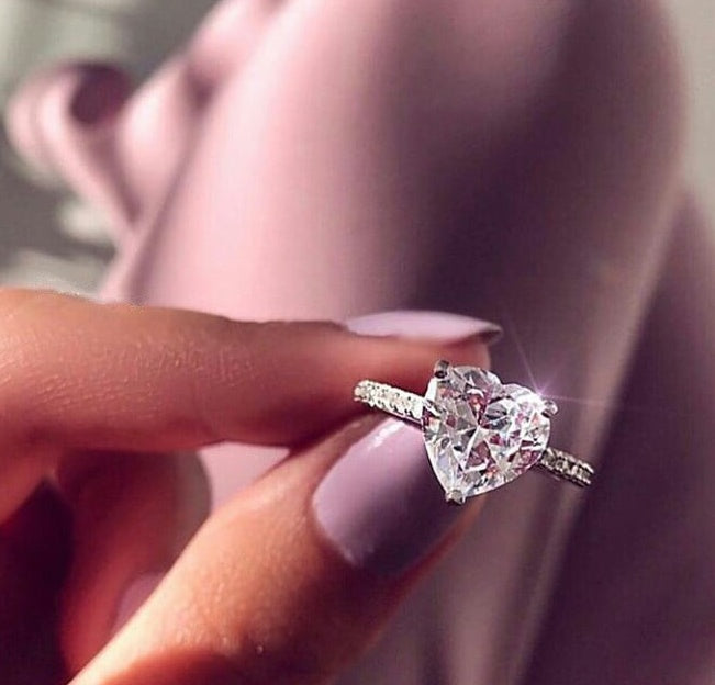 heart-shaped ring