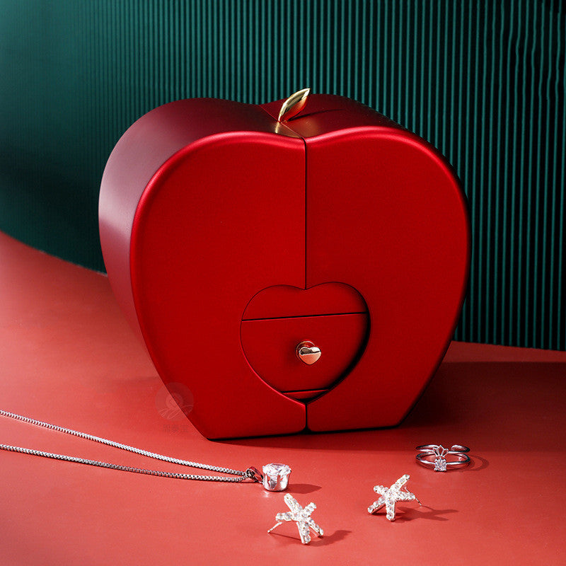 Apple Jewelry Box With Necklace