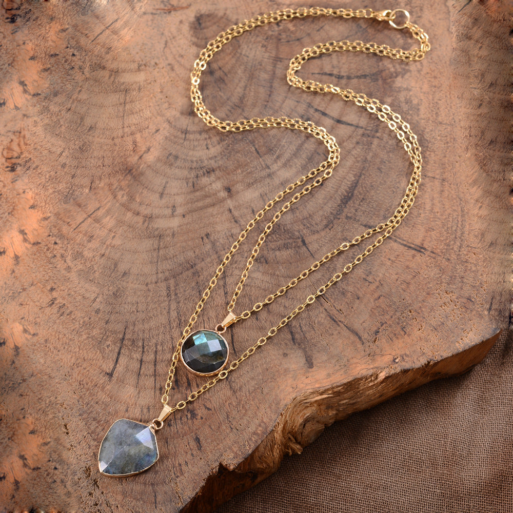 Double Chain Necklace Valentine's Day