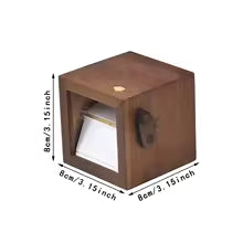 Custom Flip Photo Box – Hand-Cranked Memory Viewer for Couple & Family Gift Moments