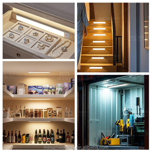 LED Motion Sensor Under Cabinet Lights (2 Pack)