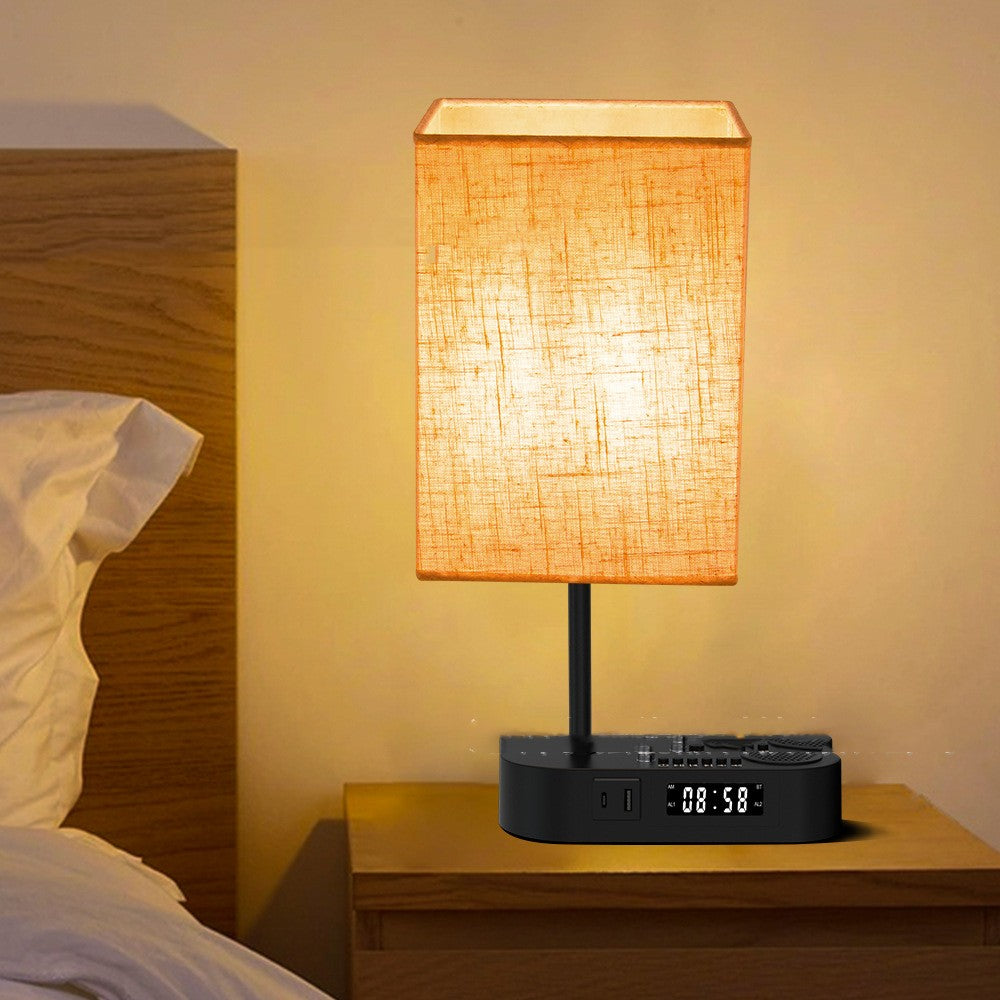 Bluetooth Alarm Clock Table Lamp