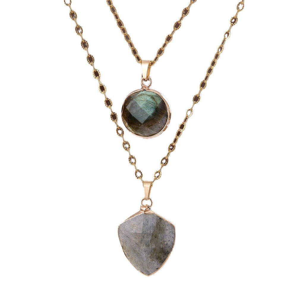 Double Chain Necklace Valentine's Day