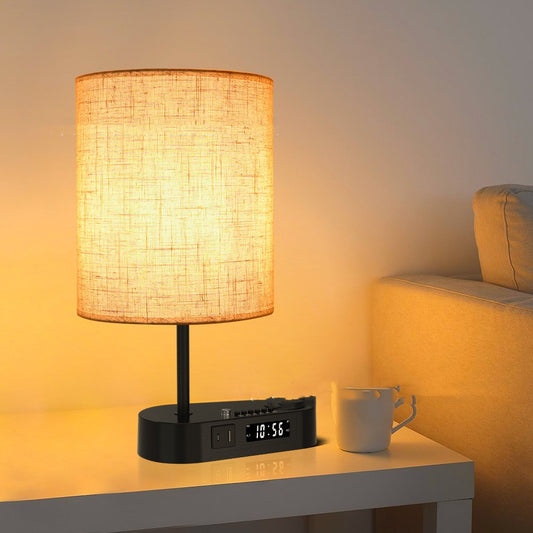 Bluetooth Alarm Clock Table Lamp