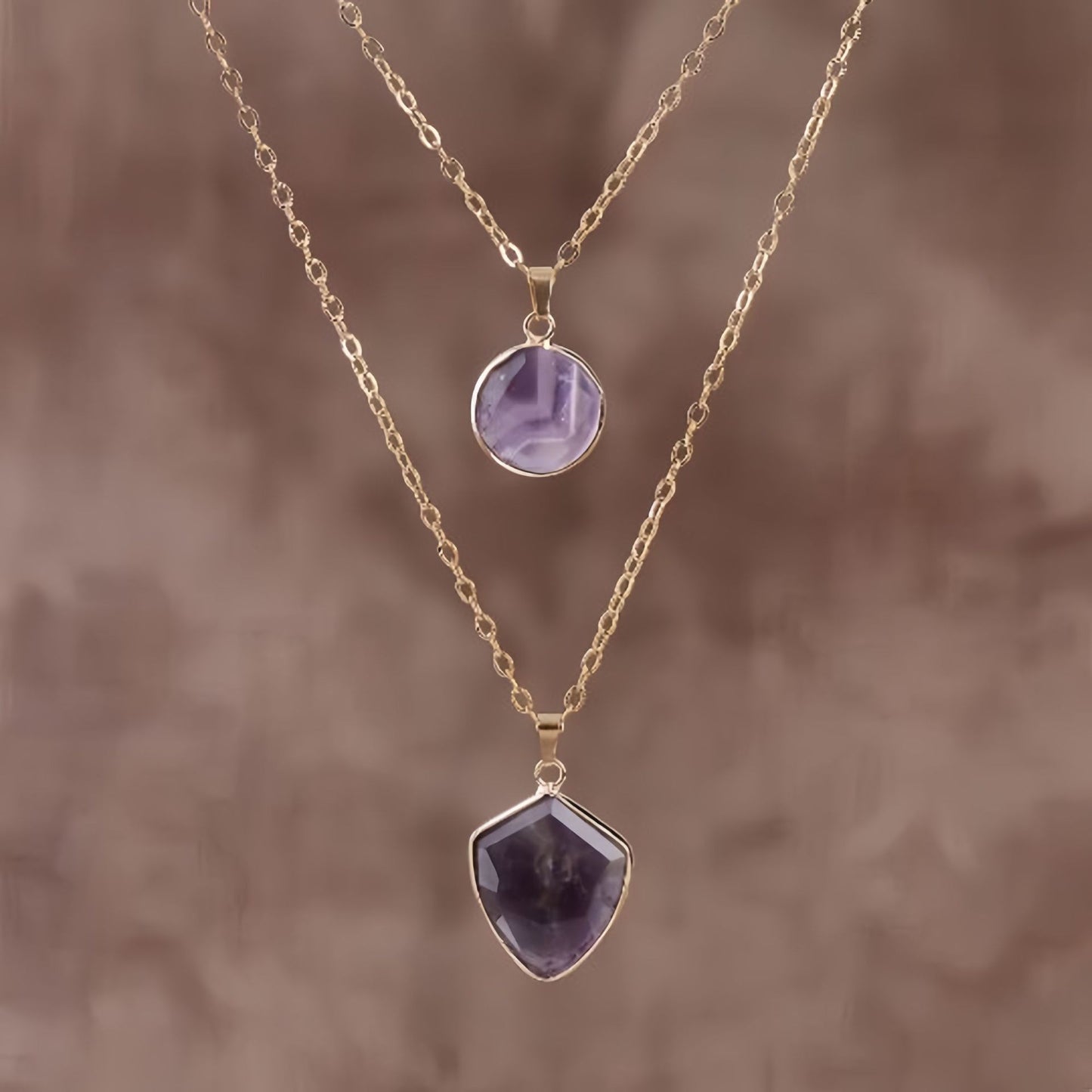 Double Chain Necklace Valentine's Day